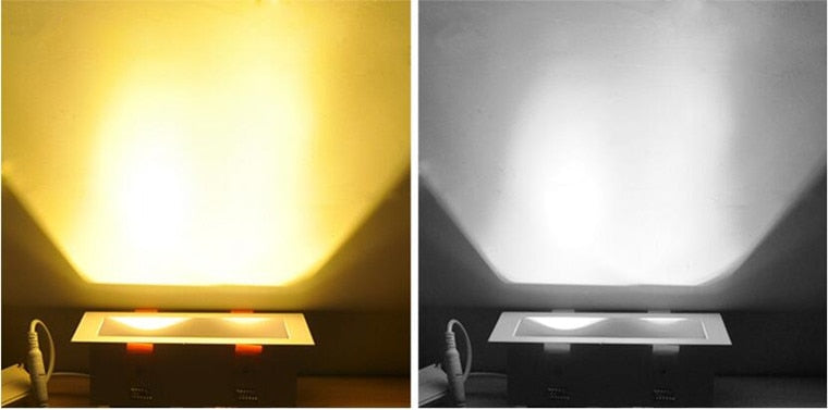 Dimmable Recessed LED Downlights 10W 20W COB LED Ceiling Spot Lights AC110-220V LED Ceiling Lamps Warm Cold White Indoor Lighting