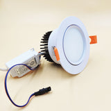 LED Ceiling Lamp Down Lights Color 4pc 3W 6W 9W RGB Changeable Recessed Downlight With Remote AC85-265V Dimmable RGB Spotlight