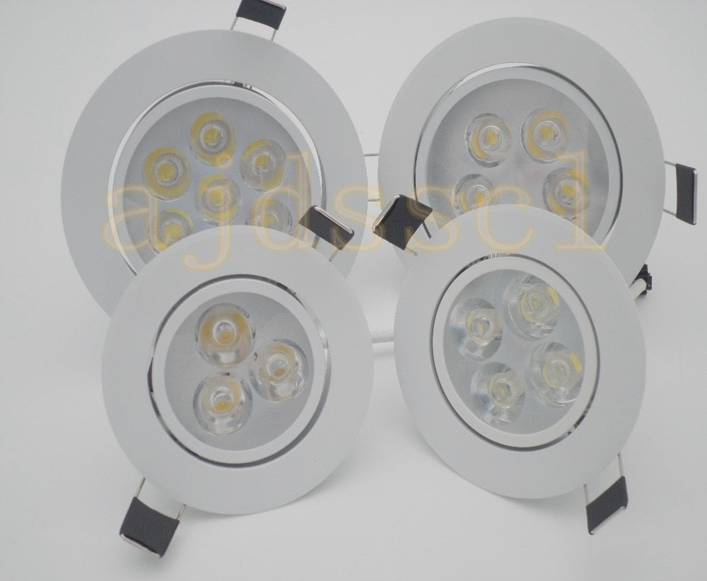 LED round Dimmable 10X Led downlight light Ceiling Spot Light 6w 9w 12w 15w 21w AC110-220V ceiling recessed Lights Indoor Light