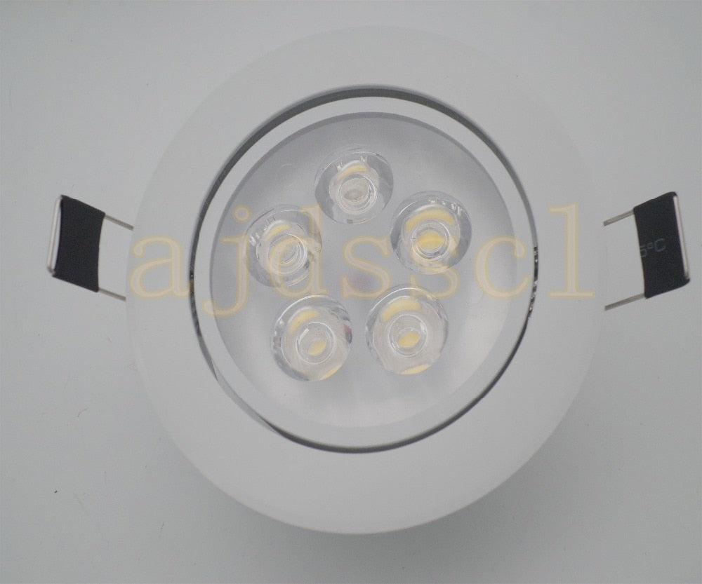 LED round Dimmable 10X Led downlight light Ceiling Spot Light 6w 9w 12w 15w 21w AC110-220V ceiling recessed Lights Indoor Light