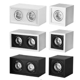 Energy saving Recessed Double LED Dimmable Downlight COB 7w 9w 12W 20W LED Spot light decoration Ceiling Lamp AC 110V 220V