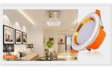 LED Downlight 220V 5W Recessed Round 10 Packs LED Ceiling Lamp AC 220V Indoor Lighting Warm White Cold White