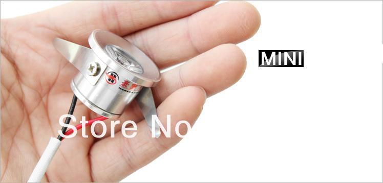 Dimmable 1w mini 30pcs/lot Ceiling downlight LED lamp Recessed Cabinet wall Bulb 110V-220V for home living room illumination