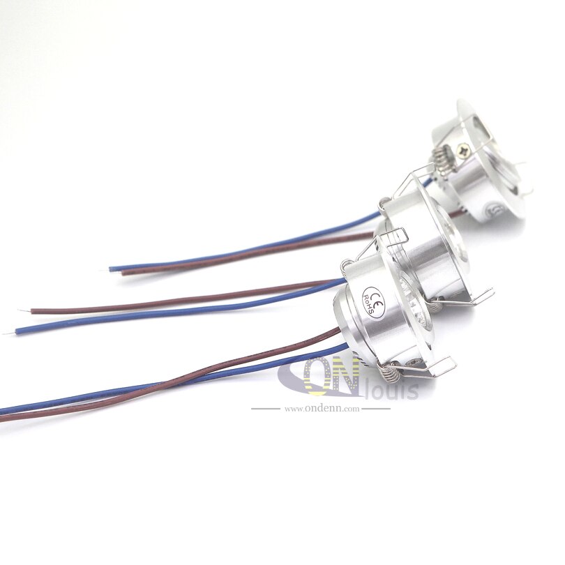 LED Spotlight 3W AC220V 230V 240V Hidden Downlight Mini Cabinet Window Showcase Indoor Lighting Recessed Ceiling Lamps Dimmable