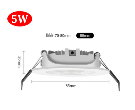 Dimmable Recessed ultra-thin LED Downlights 5W 9W 15W COB Spot Lights LED Ceiling Lamp