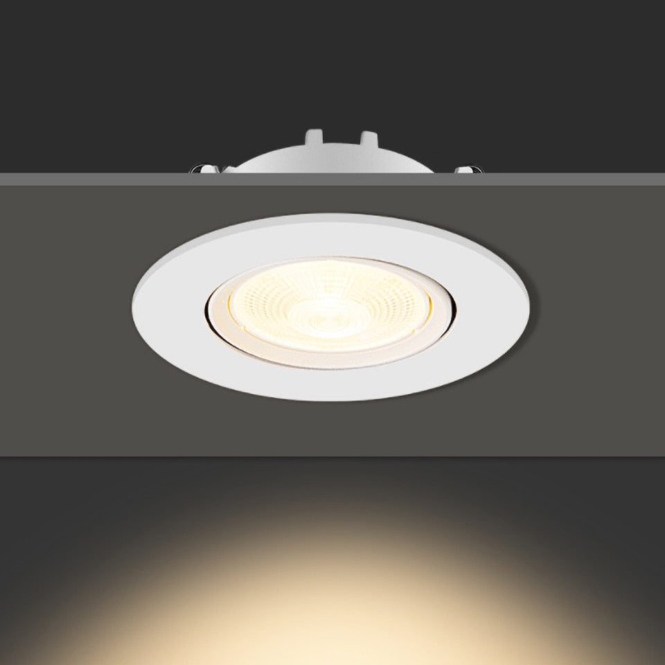 Dimmable Recessed ultra-thin LED Downlights 5W 9W 15W COB Spot Lights LED Ceiling Lamp