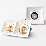 Square Recessed LED Downlight COB 10W 20W Ceiling Lamp Spotlight Dimmable AC 110V 220V For Indoor Lighting