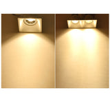 Square Recessed LED Downlight COB 10W 20W Ceiling Lamp Spotlight Dimmable AC 110V 220V For Indoor Lighting