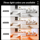 Black Surface Mounted LED Panel Light bulb Round Square 9w 12w 18w 24w LED Ceiling lamp Lights LED Downlight AC110v-220V