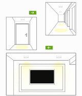 Black Surface Mounted LED Panel Light bulb Round Square 9w 12w 18w 24w LED Ceiling lamp Lights LED Downlight AC110v-220V