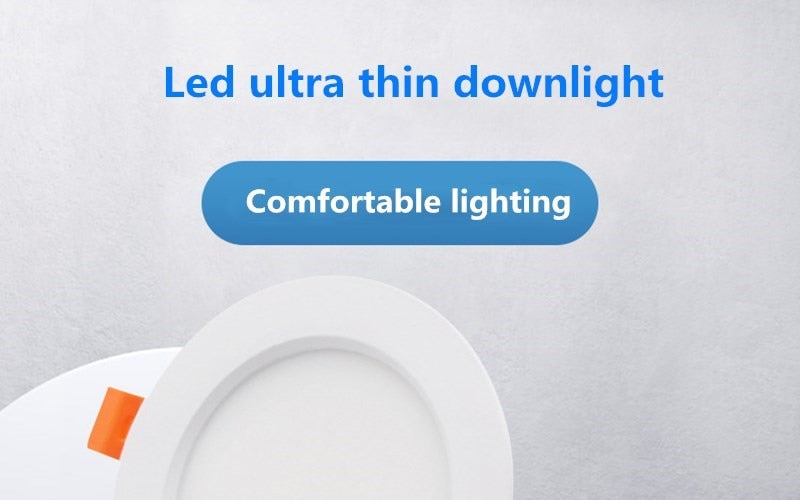 LED Recessed Downlights 3W 5W 7W 9W 12W 15W 20W 24W 30W Round Down Lamps Spotlight Indoor Ceiling Panel Lighting AC220V