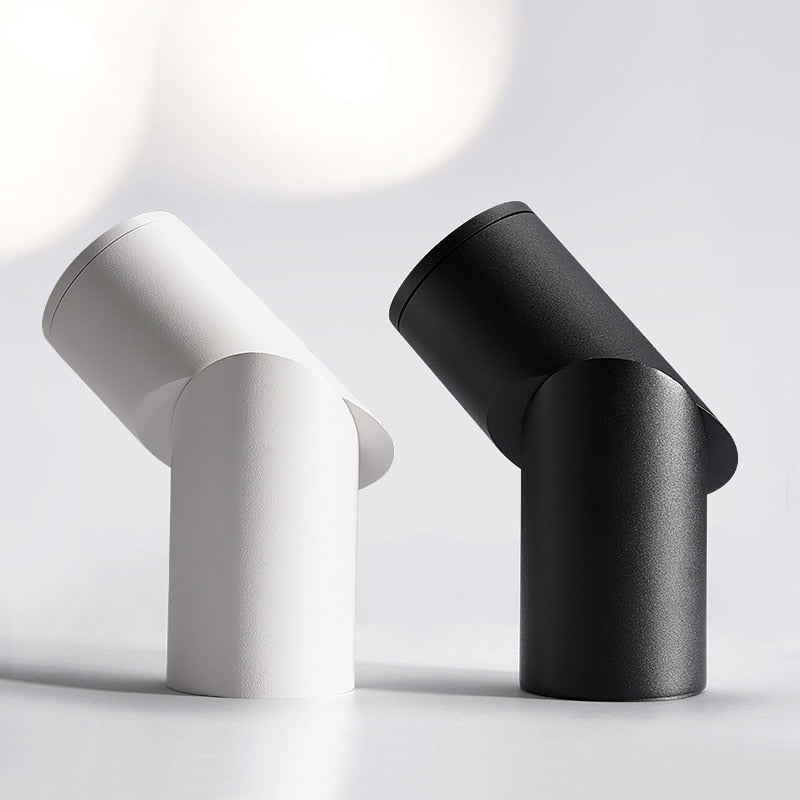 Dimmable Folding Rotating LED Downlights Epistar Chip 10W 15W 20W COB Surface Mounted Ceiling Lamps Spot Lights AC85-265V