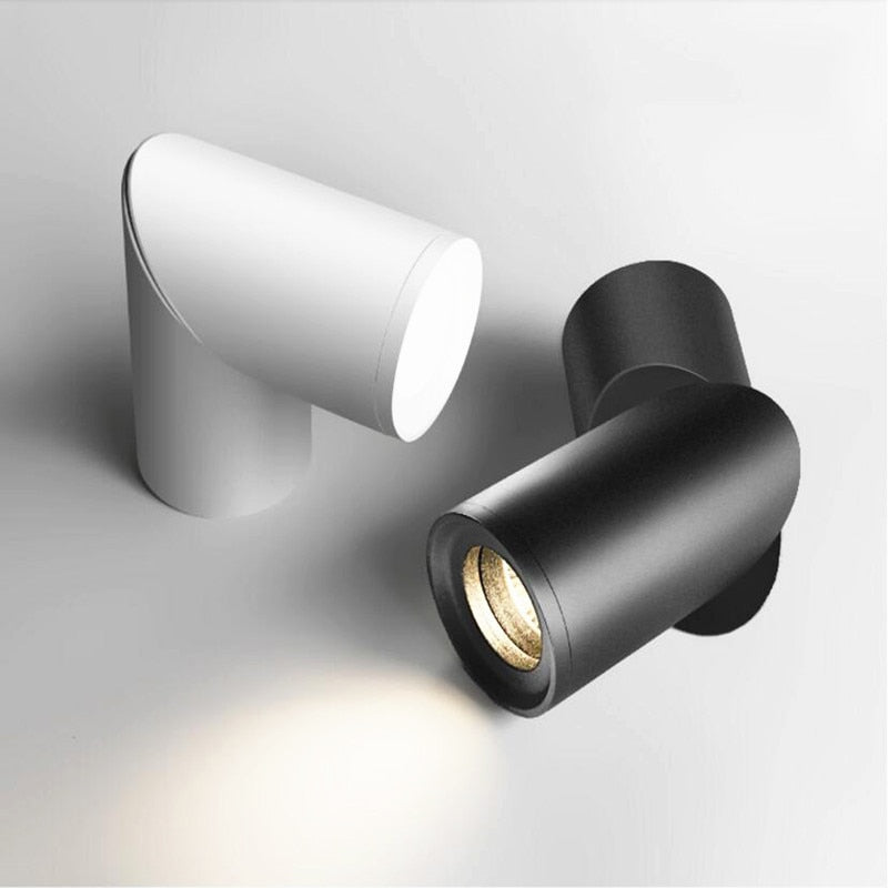 Dimmable Folding Rotating LED Downlights Epistar Chip 10W 15W 20W COB Surface Mounted Ceiling Lamps Spot Lights AC85-265V