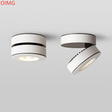 Dimmable Folding Rotating LED Downlight 10W 12W 15W 18W 20W COB LED Surface Mounted Ceiling Lamp Spot Light AC110-220V Indoor Light