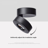 Dimmable Folding Rotating LED Downlight 10W 12W 15W 18W 20W COB LED Surface Mounted Ceiling Lamp Spot Light AC110-220V Indoor Light