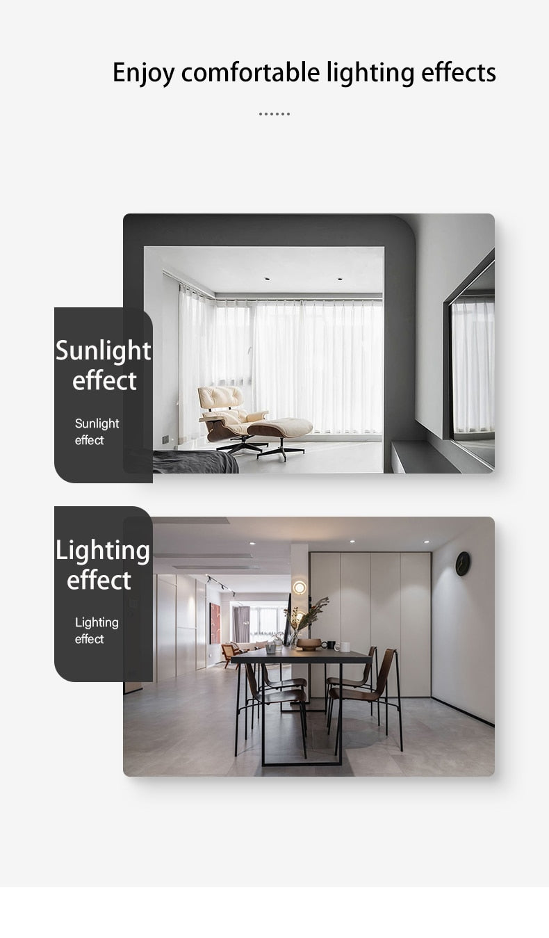 Saiyo Smart Dimmable Tuya LED Downlight Recessed Anti Glare Embedded 7W 10W Spot Lights Aluminum No Border Lamp Indoor Lighting