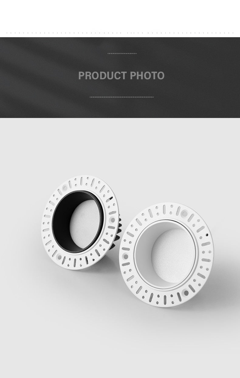 Saiyo Smart Dimmable Tuya LED Downlight Recessed Anti Glare Embedded 7W 10W Spot Lights Aluminum No Border Lamp Indoor Lighting