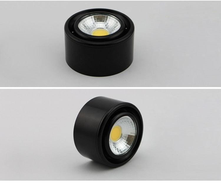 10PCS  Surface Mounted LED Downlight 3W 5W COB Black White Silver Downlight AC110V/220V Lighting Fixtures Free Shipping - LED Lights For Sale : Affordable LED Solutions : Wholesale Prices