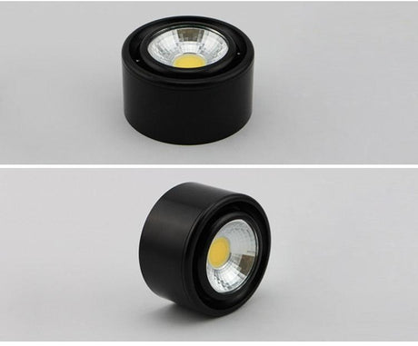 10PCS  Surface Mounted LED Downlight 3W 5W COB Black White Silver Downlight AC110V/220V Lighting Fixtures Free Shipping - LED Lights For Sale : Affordable LED Solutions : Wholesale Prices