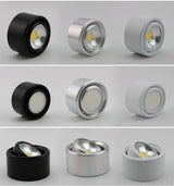10PCS  Surface Mounted LED Downlight 3W 5W COB Black White Silver Downlight AC110V/220V Lighting Fixtures Free Shipping - LED Lights For Sale : Affordable LED Solutions : Wholesale Prices