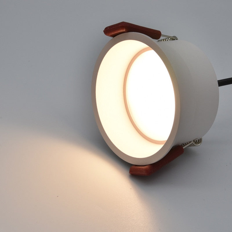 New Deep-glare LED Recessed Downlight Dimmable 5W 7W 10W 12W 15W 3000K/4000K/6000K Ceiling Spot Light With AC85-265V LED Driver