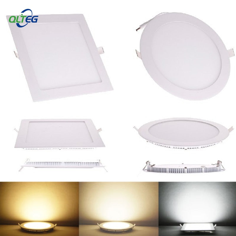 LED downlight Square LED panel flat 20pcs 3W 6W 9W 12W 15W 18W 24W panel light lamp 4000K for bedroom luminaire