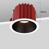 DBF 2020 Stylish Anti Glare Round Ceiling Recessed LED Downlight 7W 12W Dimmable LED Ceiling Spot Light Pic Background