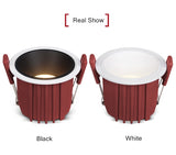 DBF 2020 Stylish Anti Glare Round Ceiling Recessed LED Downlight 7W 12W Dimmable LED Ceiling Spot Light Pic Background