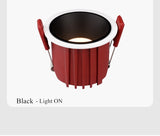 DBF 2020 Stylish Anti Glare Round Ceiling Recessed LED Downlight 7W 12W Dimmable LED Ceiling Spot Light Pic Background