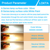 LED Downlight AC85-260V Ceiling recessed round ceiling light Foyer bedroom dining room kitchen lighting lamp