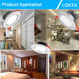 LED Downlight AC85-260V Ceiling recessed round ceiling light Foyer bedroom dining room kitchen lighting lamp