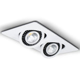 360 Angle Rotatable LED Downlight Recessed LED Lamp 10W 20W 24W Dimmable COB Spot Light for Background lights LED Ceiling lamp