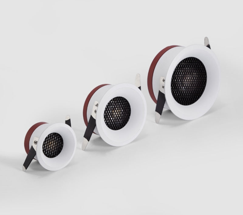 2020 New LED Dimmable Downlight Ultra Thin Anti Glare Spot light 7W 9W 12W 15W Recessed LED ceiling lamp AC85V-220V LED Lamp