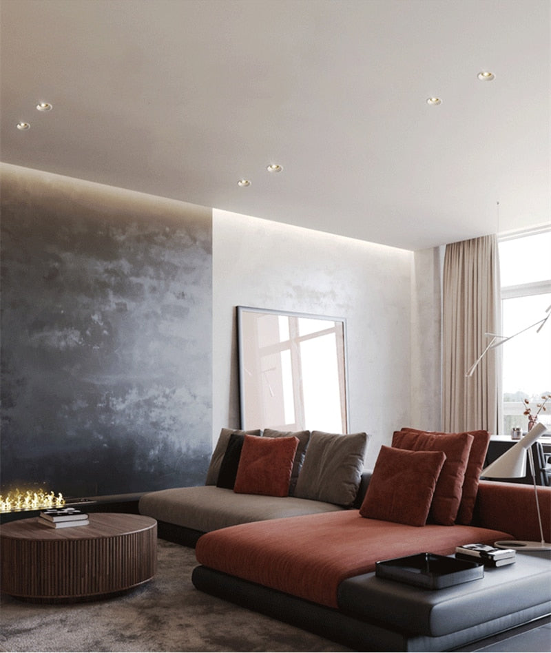 2020 New LED Dimmable Downlight Ultra Thin Anti Glare Spot light 7W 9W 12W 15W Recessed LED ceiling lamp AC85V-220V LED Lamp