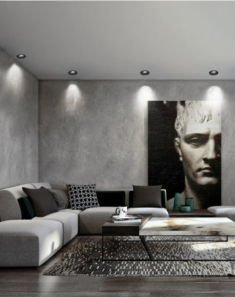 2020 New LED Dimmable Downlight Ultra Thin Anti Glare Spot light 7W 9W 12W 15W Recessed LED ceiling lamp AC85V-220V LED Lamp