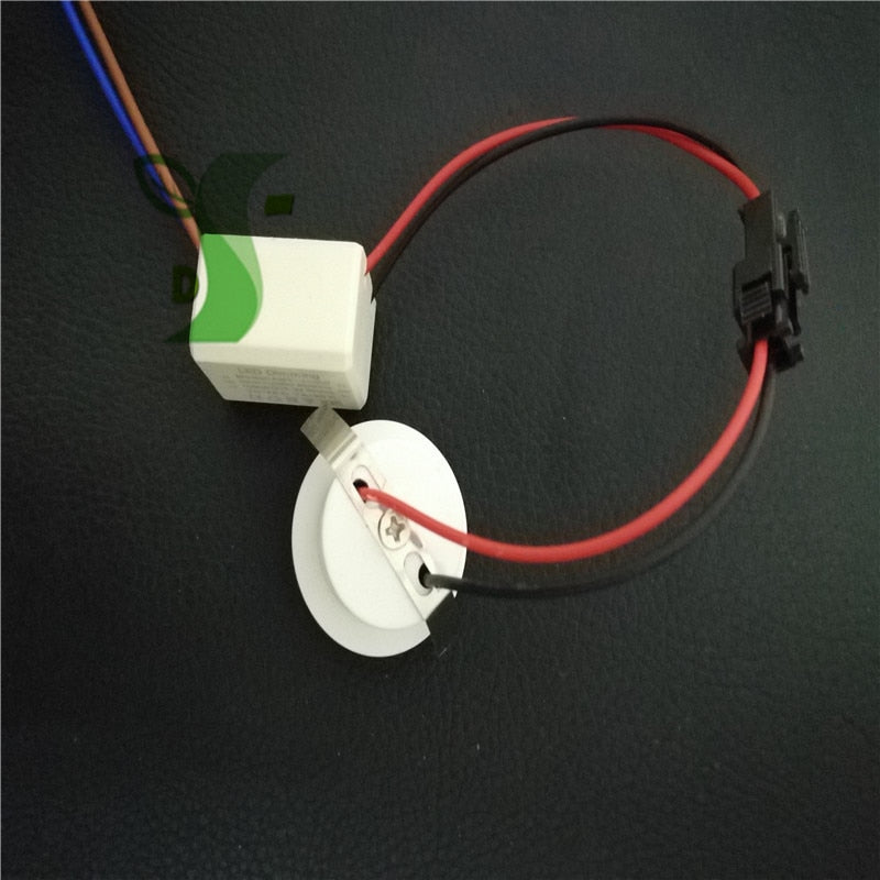 Mini downlight 32mm*20 Led Cabinet Lamps white/silver 5PCS 1W 3W Recessed Led Spot light white led driver For Kitchen Wardrobe