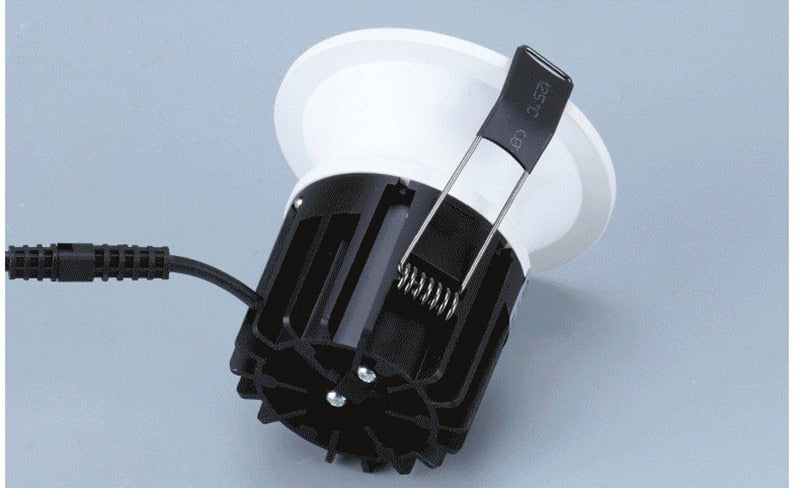 Anti-glare Dimmable Recessed LED Downlight 24W 20W 15W 10W COB Ceiling Lamp Spot Light AC90-260V For Home illumination