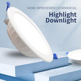 LED Downlight Recessed Light 10 Pcs/Lot 5W 10W 15W AC175-250V Led Spot Lamp For Supermarket Living Room Foyer Bar Counter