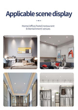 LED Downlight Recessed Light 10 Pcs/Lot 5W 10W 15W AC175-250V Led Spot Lamp For Supermarket Living Room Foyer Bar Counter