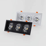 Square Recessed Dimmable COB LED Downlights 10W 20W 30W LED Ceiling Spot Lights AC85-265V LED Ceiling Lamps Indoor Lighting