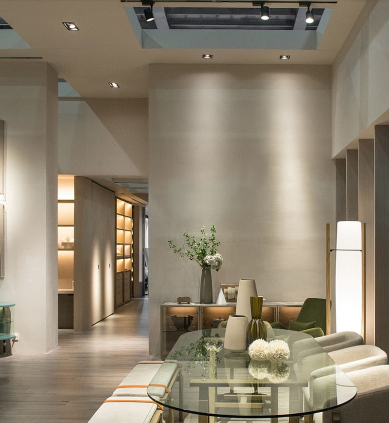 Square Recessed Dimmable COB LED Downlights 10W 20W 30W LED Ceiling Spot Lights AC85-265V LED Ceiling Lamps Indoor Lighting