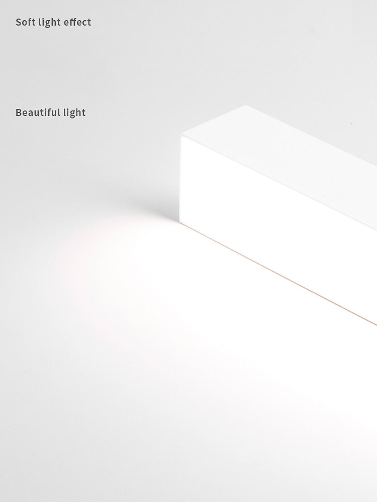 Saiyo LED Ceiling Lamp Surface mounted Downlight Aluminum Long Acrylic Cover Strip Lamp Rectangular Panel Light For Home Office