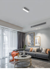 Saiyo LED Ceiling Lamp Surface mounted Downlight Aluminum Long Acrylic Cover Strip Lamp Rectangular Panel Light For Home Office