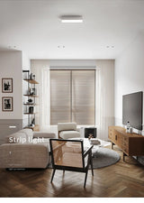 Saiyo LED Ceiling Lamp Surface mounted Downlight Aluminum Long Acrylic Cover Strip Lamp Rectangular Panel Light For Home Office