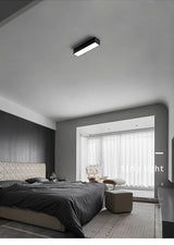 Saiyo LED Ceiling Lamp Surface mounted Downlight Aluminum Long Acrylic Cover Strip Lamp Rectangular Panel Light For Home Office
