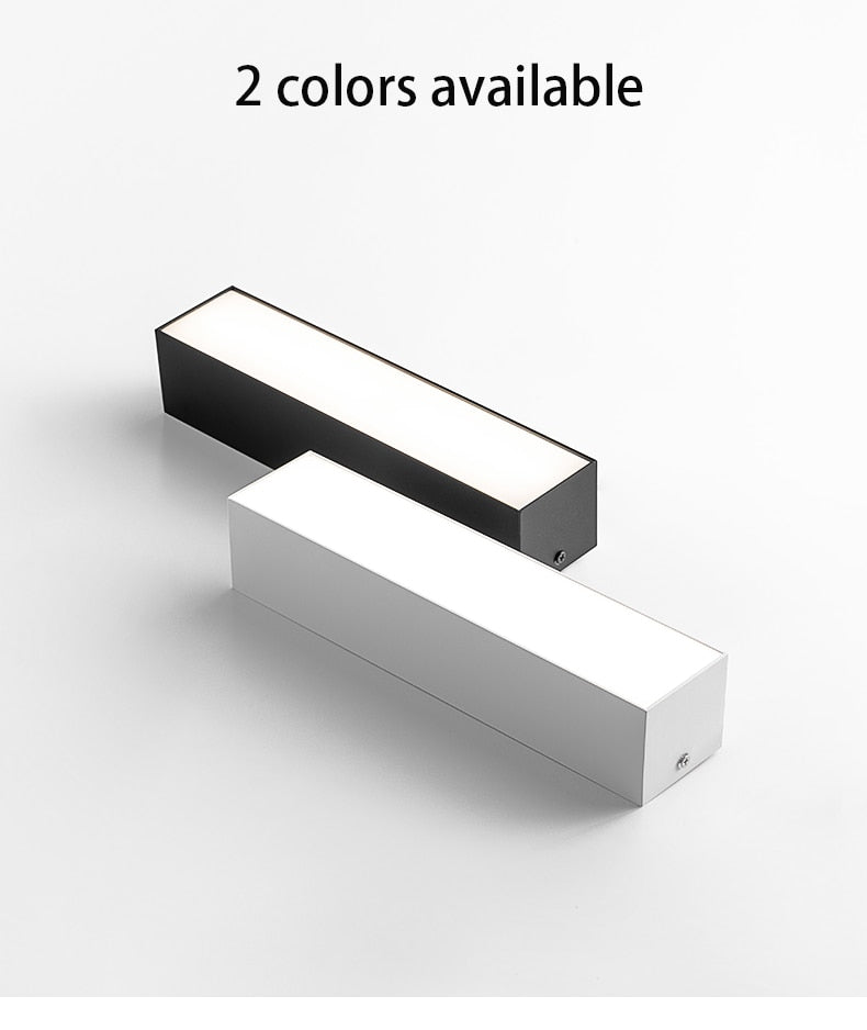 Saiyo LED Ceiling Lamp Surface mounted Downlight Aluminum Long Acrylic Cover Strip Lamp Rectangular Panel Light For Home Office