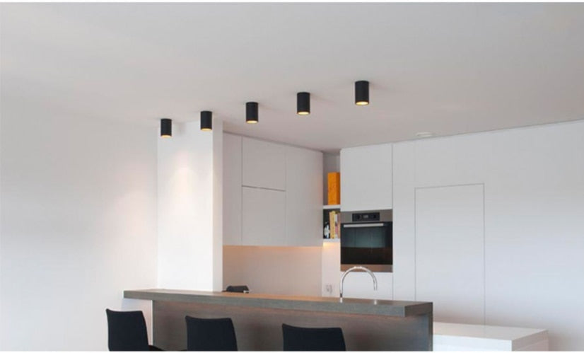 Round Dimmable Surface Mounted LED Downlights 7W 9W 12W 15W COB LED Ceiling Spot Lights AC110-220V LED Lamp Indoor Lighting