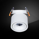 360 degree Rotatable LED COB Recessed Downlight Black/White Housing 7W 10W 12W 15W 18W LED Ceiling Spot Light AC110V 220V