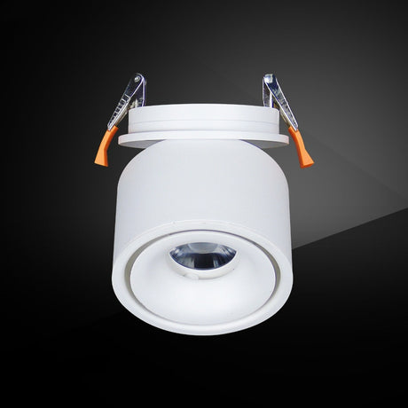 360 degree Rotatable LED COB Recessed Downlight Black/White Housing 7W 10W 12W 15W 18W LED Ceiling Spot Light AC110V 220V