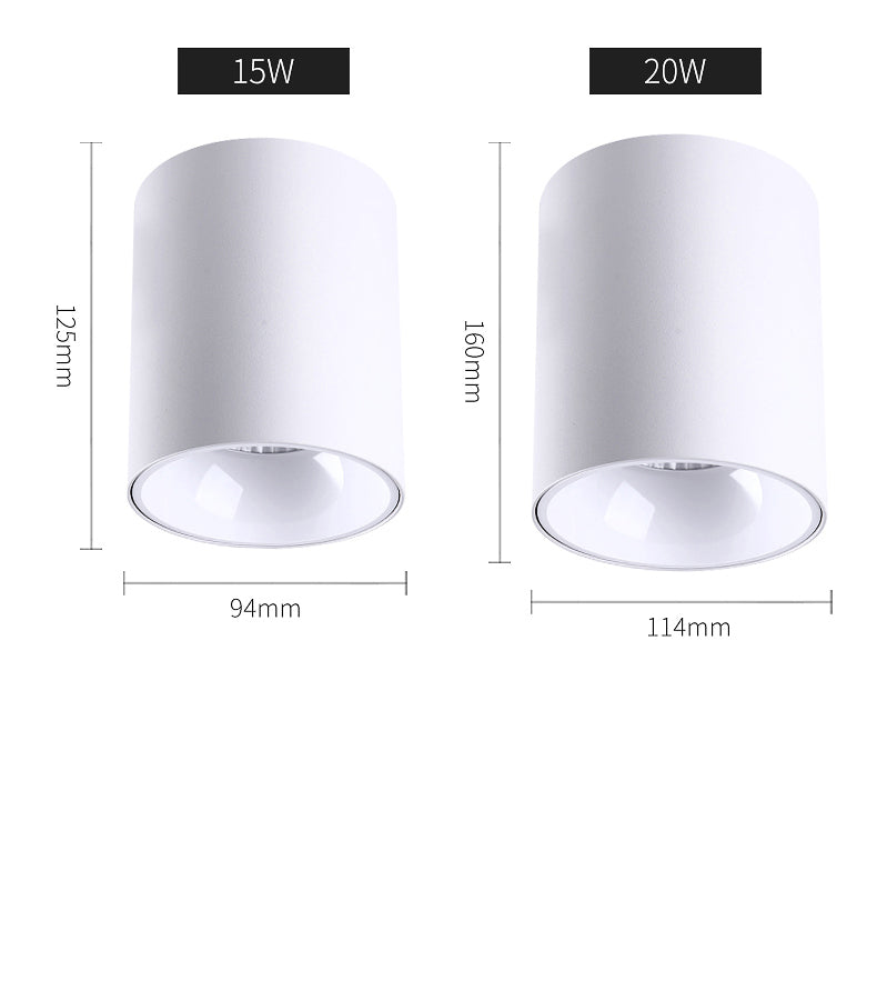 Anti-glare Bright Downlight Outdoor Waterdichte IP65 Led Downlight Badkamer Keuken Balkon Home Fitting Plafond Spot Lamp